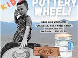 June 27th, 28th, 29th Kids Pottery Wheel 2023