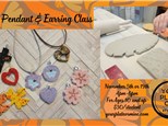 Clay Pendants and Earrings Ages 10+ 11/5/24 or 11/19/24