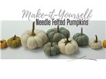 Needle Felted Pumpkins