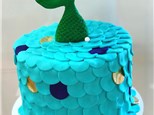 Mermaid Tails cake class with pizza and special guest! 
