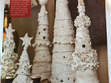 Hand Build Clay Holiday Tree (12+ years)