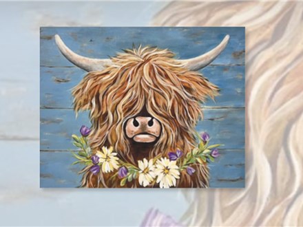 Highland Cow - Paint Night | Apr 27th 7:30-10:30pm