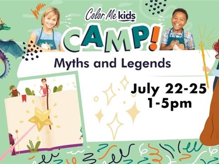 Summer Workshop: July 22 to July 25 – Myths and Legends 