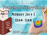 Preschool Storytime! July 2025