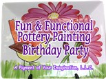 Fun & Functional Pottery Painting Birthday Party
