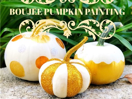 Boujee Pumpkin Painting