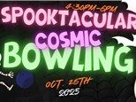 4:30pm-6pm Spooktacular Cosmic Bowling 2025