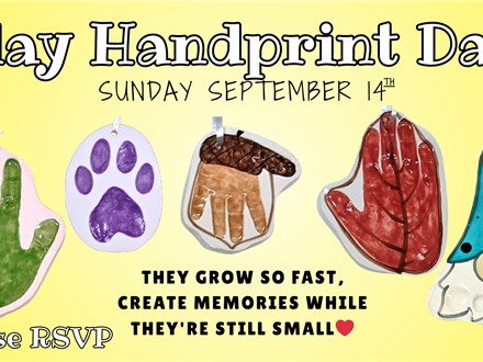 Clay Handprint Day! September 2025