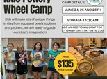 Kids' Pottery Wheel Camp June 24th, 25th, 26th 2025