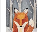 Snowy Fox Canvas Class Jan. 8th - $35