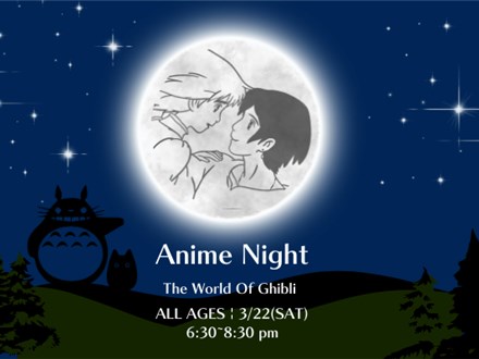 SOLD OUT-Anime Night~World Of Ghibli~ Painting Night