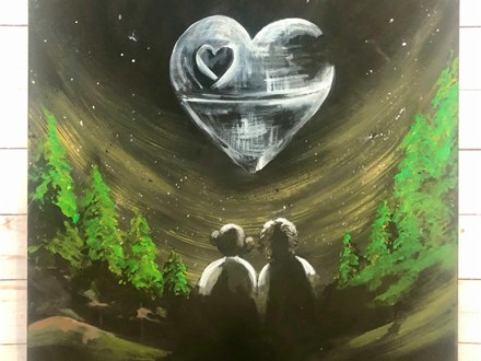  Star Wars for Lovers Couples Canvas Class