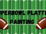 SUPERBOWL Platter Painting