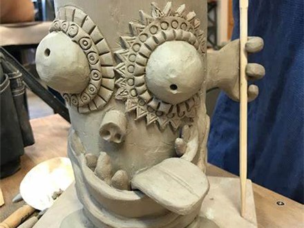 Hand Built Clay Monster! (ages 8 -Adults)