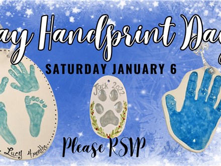 Clay Handprint Day! January 2024