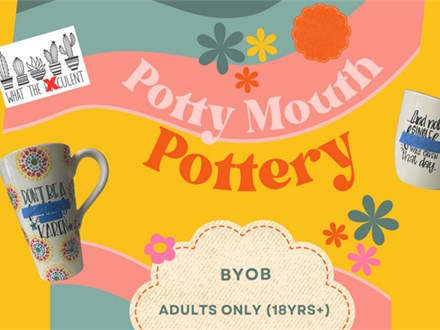 Potty Mouth Pottery Night at POTTERY BY YOU!