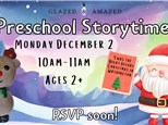 Preschool Storytime! December 2024