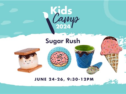 Color Me Mine Kids Summer camp: Sugar Rush
