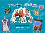 May 27th - 30th: Kids Camp w Painting with a Twist! ANIMAL PARTY