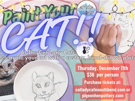 Paint Your Cat @ The Cat Lady Cafe December 11th 2025