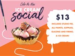 Instructor Led Class: Paint Your Own Ice Cream Bowl: July 18th at 6pm