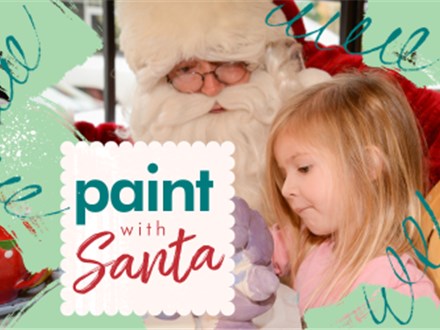 Paint with Santa at Color Me Mine! 