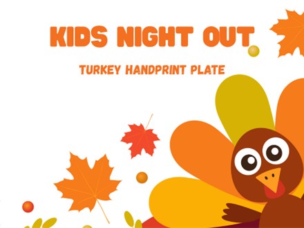 KNO Turkey Handprint Plate 2025- Camp Hill, PA