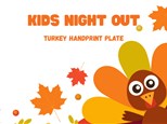 KNO Turkey Handprint Plate 2025- Camp Hill, PA