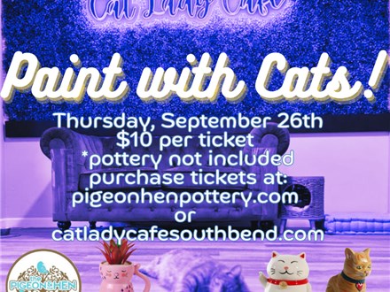 Paint With Cats @ Cat Lady Cafe