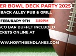 February 9th Super Bowl Deck Party 