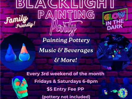 Black Light Painting Weekend 