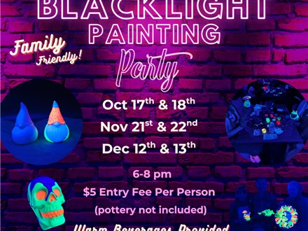 Black Light Painting Weekend 