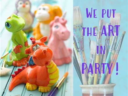 Paint Your Own Pottery Reservation (5-9 people) August 2025