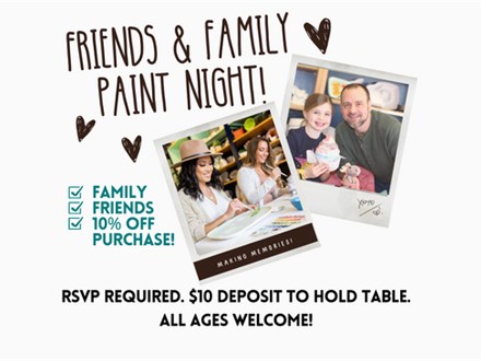 Friends & Family Paint Valentine's Gifts!