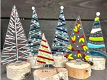 You Had Me at Merlot - Glass Christmas Trees - Fused Glass - Sunday Nov 10th - 11am - $48