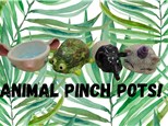"Animal Pinch Pots" Beginner Clay Class 5/18/24
