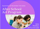 2024 After School Art Program-Fall Session - Mondays Starting Sept 23