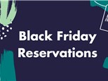 Black Friday Reservations ($5 studio fee till 12pm)