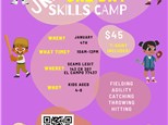 AGES 4-6 JR. SKILLS CAMP - BASEBALL AND SOFTBALL