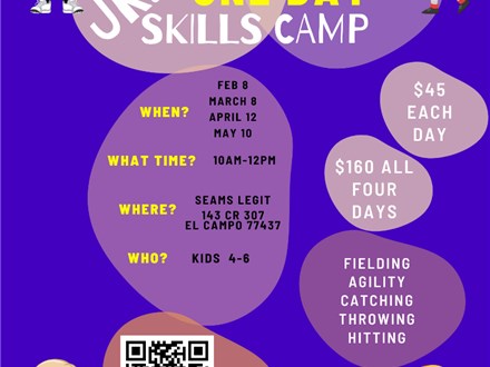 AGES 4-6 JR. SKILLS CAMP - ALL FOUR DAYS