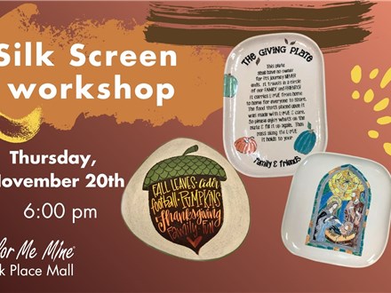 Silkscreen Workshop - November 20, 2025