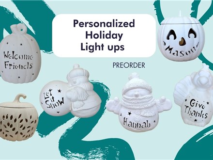 Personalized Holiday Light Ups- 2024