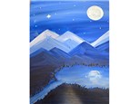 Come paint this peaceful mountain scenery!