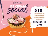 Ice Cream Social: Sunday,  August 18th 3pm