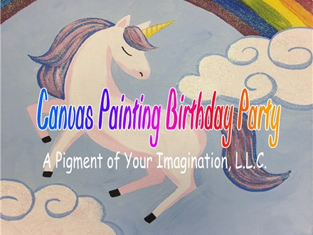 Creative Canvas Painting Birthday Party