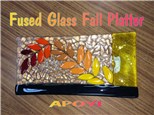 Fused Glass Fall Leaves Platter Class