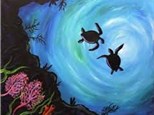 Canvas & Wine Night! Sea Turtles! 7/10/17