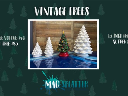 Paint Your Own Ceramic Christmas Tree! Nov. 17th, 19th, 26th