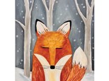 Snowy Fox Canvas Class - Jan. 8th - $40