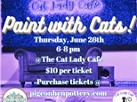 Paint with Cats @ The Cat Lady Cafe